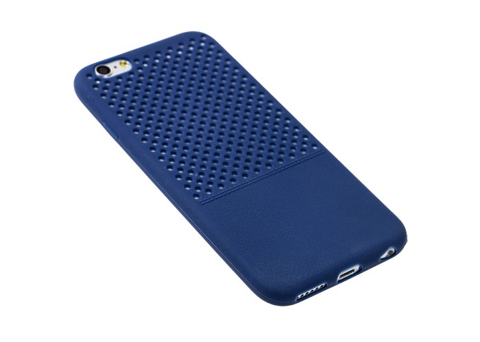 Чехол для iPhone 6 сетка синий