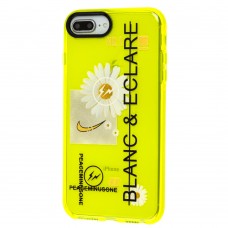 Чехол для iPhone 7 Plus / 8 Plus Neon print blanc