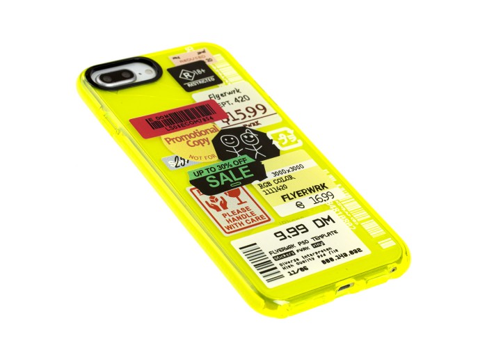Чехол для iPhone 7 Plus / 8 Plus Neon print reklama