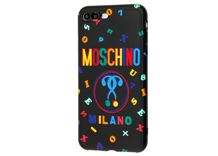 Чехол для iPhone 7 Plus / 8 Plus VIP Print moschino черный