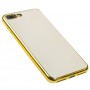 Чехол для iPhone 7 Plus / 8 Plus glass зеркало золотистый