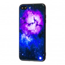 Чехол для iPhone 7 Plus / 8 Plus Космос фиолетовый