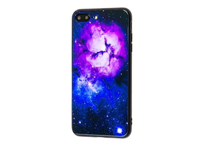 Чехол для iPhone 7 Plus / 8 Plus Космос фиолетовый