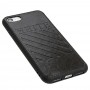 Чехол для iPhone 7 / 8 off-white leather черный
