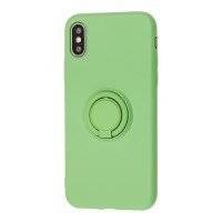 Чехол для iPhone X / Xs ColorRing зеленый