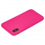 Чехол для iPhone X / Xs Matte темно розовый
