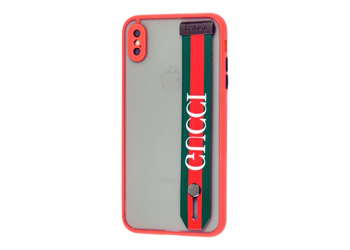 Чехол для iPhone X / Xs WristBand G III красный