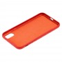 Чехол для iPhone Xr Leather croco full красный