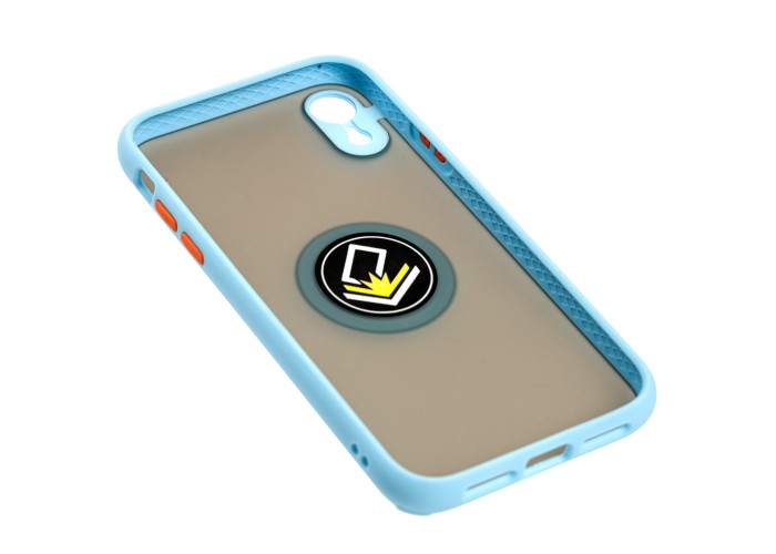 Чехол для iPhone Xr LikGus Edging Ring бирюзовый