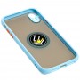 Чехол для iPhone Xr LikGus Edging Ring бирюзовый