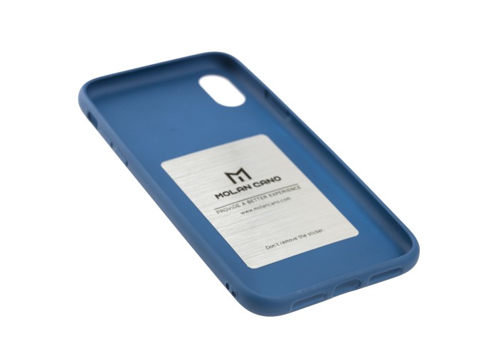 Чехол для iPhone Xr Molan Cano Jelly синий