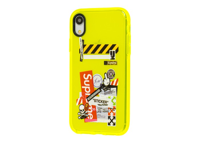 Чехол для iPhone Xr Neon print supreme