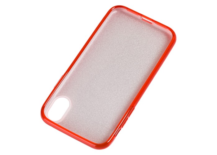 Чехол для iPhone Xr Shining Glitter красный