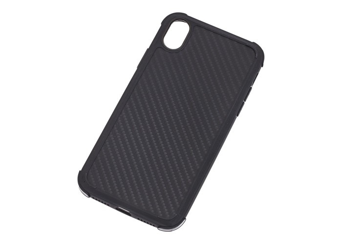 Чехол для iPhone Xr carbon 