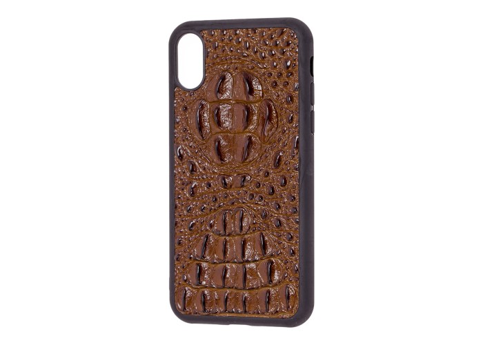 Чехол для iPhone Xs Max Genuine Leather Horsman коричневый