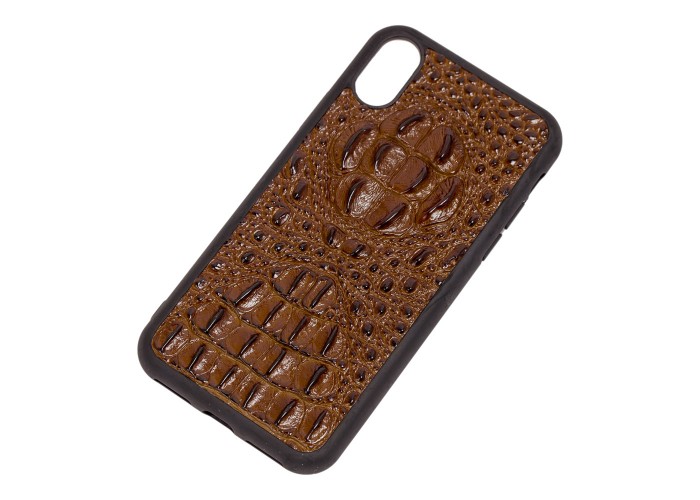 Чехол для iPhone Xs Max Genuine Leather Horsman коричневый