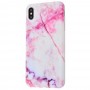 Чехол для iPhone Xs Max Light Mramor case 360 (05)
