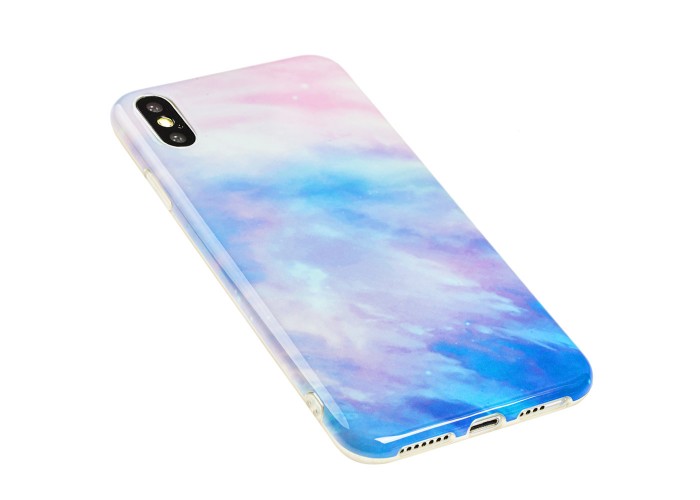Чехол для iPhone Xs Max Light Mramor case 360 (07)