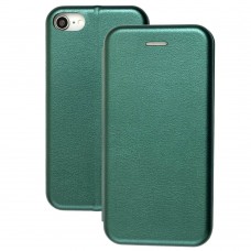 Чехол книжка Premium для iPhone 7 / 8 зеленый