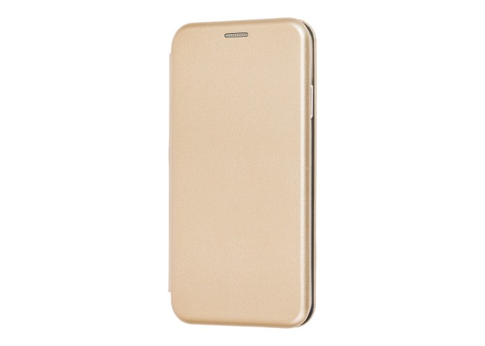 Чехол книжка Premium для iPhone Xs Max золотистый