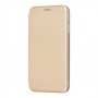 Чехол книжка Premium для iPhone Xs Max золотистый