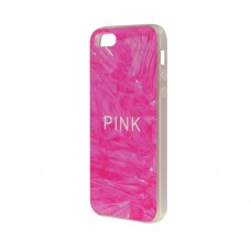 Чехол pink для iPhone 5 с принтом розовый