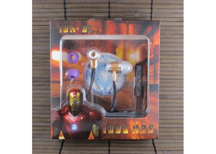 Гаонитура Iron Man iom-02 Gold +mic