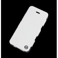 Книжка iPhone 5 White/Silver (APH5-PLUME-WHSL) Plume Artificial