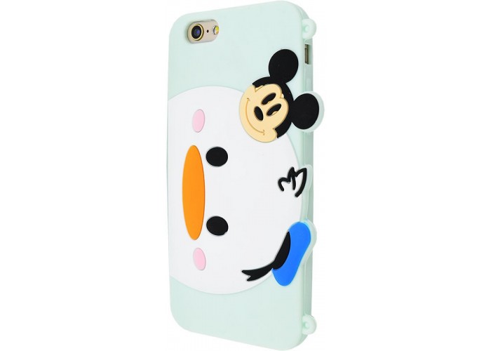 Накладка Disney Double Faces для iPhone 6 Mickey бирюзовая