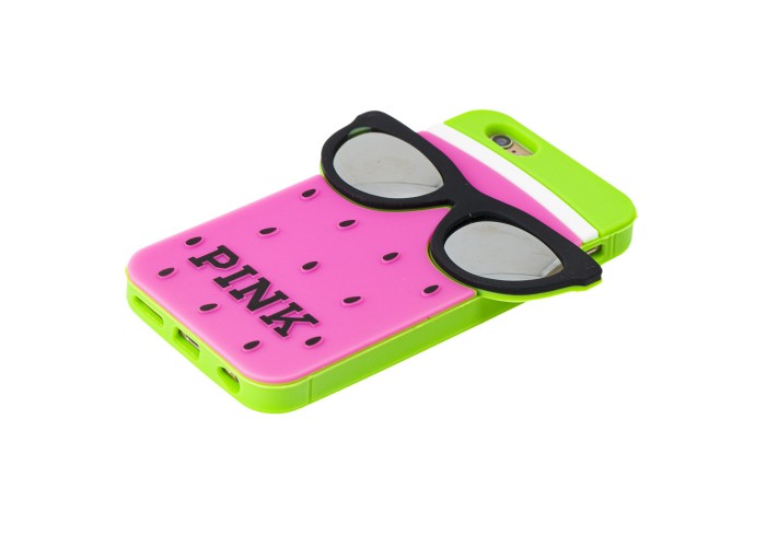 3D чехол Pink для iPhone 6 арбуз розовый