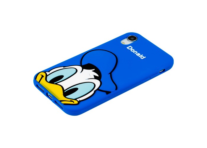 Чехол 3D для iPhone Xr Disney Donald синий