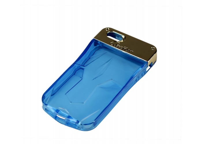 Чехол Cartier духи для iPhone 5 синий