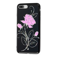 Чехол Glossy Rose для iPhone 7 Plus / 8 Plus розовый