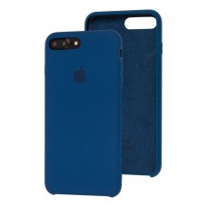 Чехол Silicone для iPhone 7 Plus / 8 Plus Premium case cobalt blue