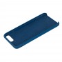 Чехол Silicone для iPhone 7 Plus / 8 Plus Premium case cobalt blue