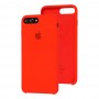 Чехол Silicone для iPhone 7 Plus / 8 Plus Premium case красный