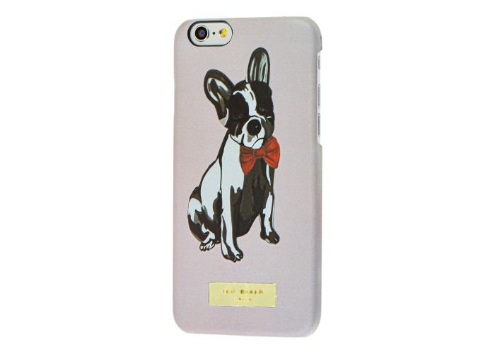 Чехол Ted Baker для iPhone 6 матовое покрытие мопс серый