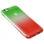 Чехол Tricolor для iPhone 6 фиолетово красный