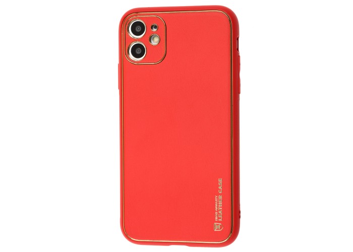 Чехол для iPhone 11 Leather Xshield красный