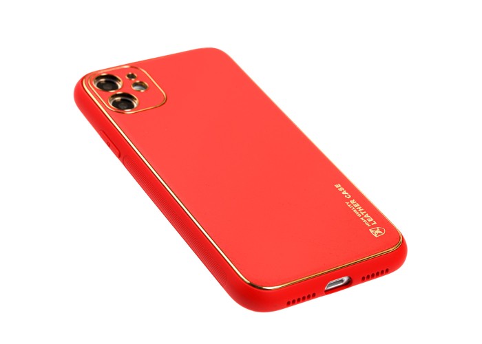 Чехол для iPhone 11 Leather Xshield красный