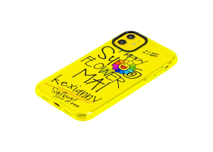 Чехол для iPhone 11 Neon print happy