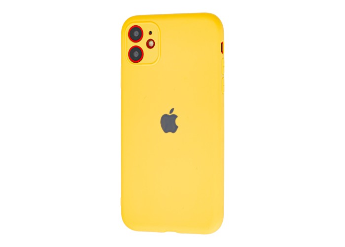 Чехол для iPhone 11 Shock Proof силикон желтый