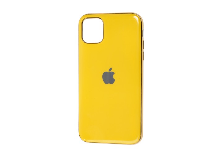 Чехол для iPhone 11 Silicone case (TPU) желтый