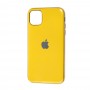 Чехол для iPhone 11 Silicone case (TPU) желтый