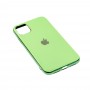 Чехол для iPhone 11 Silicone case (TPU) салатовый