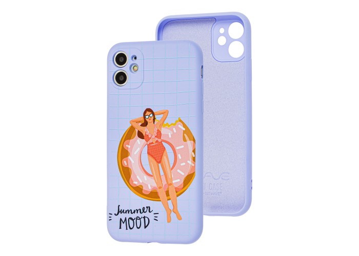 Чехол для iPhone 11 Wave Fancy summer mood / light purple