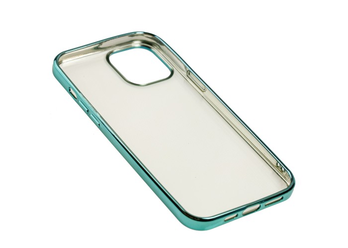 Чехол для iPhone 12 Pro Max Glossy edging зеленый