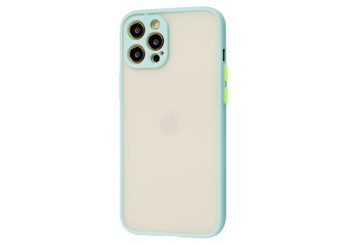 Чехол для iPhone 12 Pro Max LikGus Totu camera protect бирюзовый