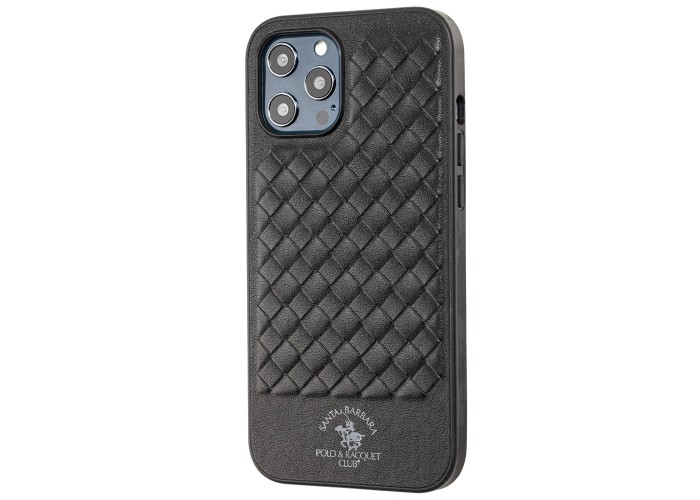 Чехол для iPhone 12 Pro Max Polo Ravel (leather) черный