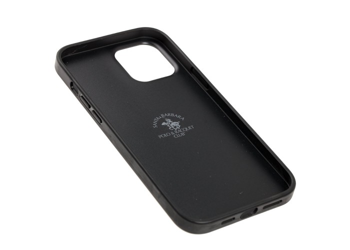 Чехол для iPhone 12 Pro Max Polo Ravel (leather) черный